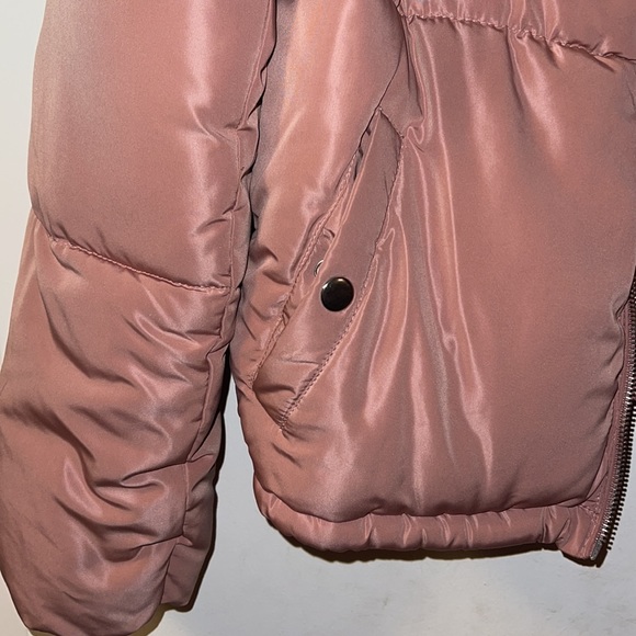 Pink Puffer Jacket Small Women - Picture 3 of 4